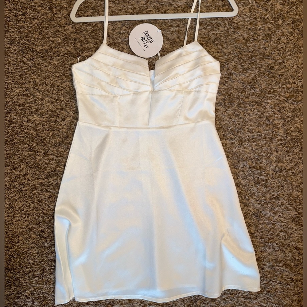Princess Polly Della White Mini Dress